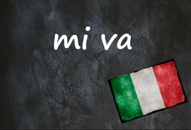 Italian expression of the day: 'Mi va'