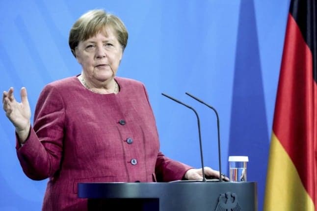 Germany's Chancellor Merkel warns on anti-Semitism ahead of Gaza protests