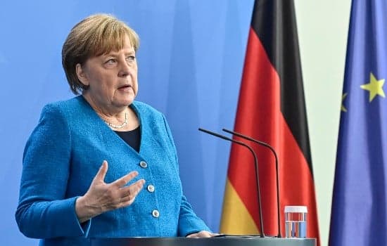 Germany's Merkel urges US to export Covid vaccines