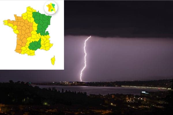 Storm warnings issued across France with heatwave set for abrupt end