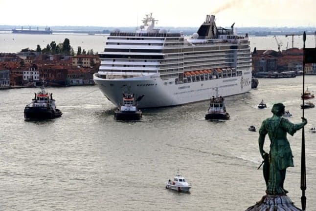 Italy to pay €57m compensation over Venice cruise ship ban