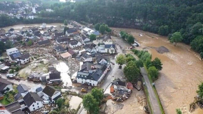 IN PICTURES: Torrential rain and flooding leaves trail of destruction across western Germany