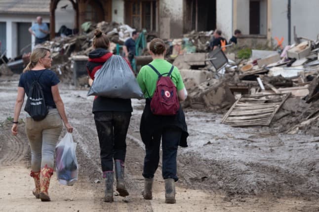 Germany fears Covid outbreaks in flood-hit communities