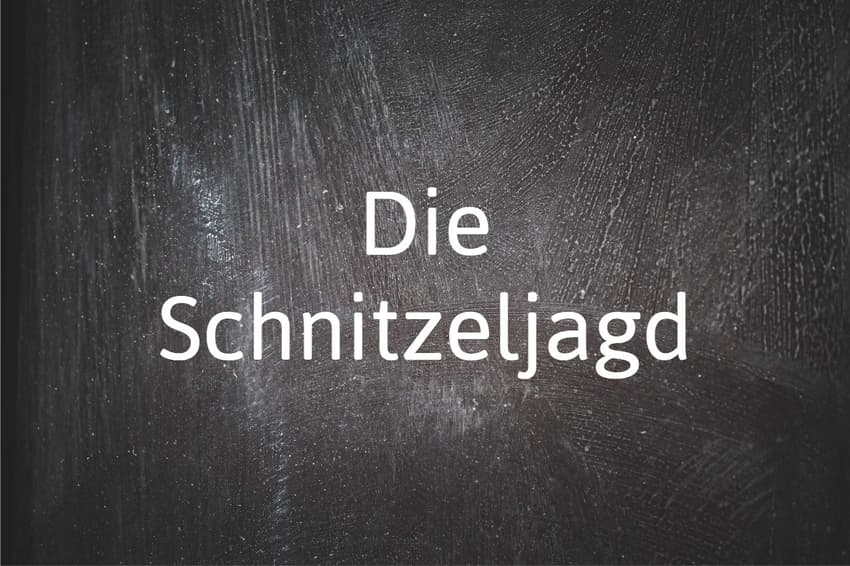 German word of the day: Die Schnitzeljagd