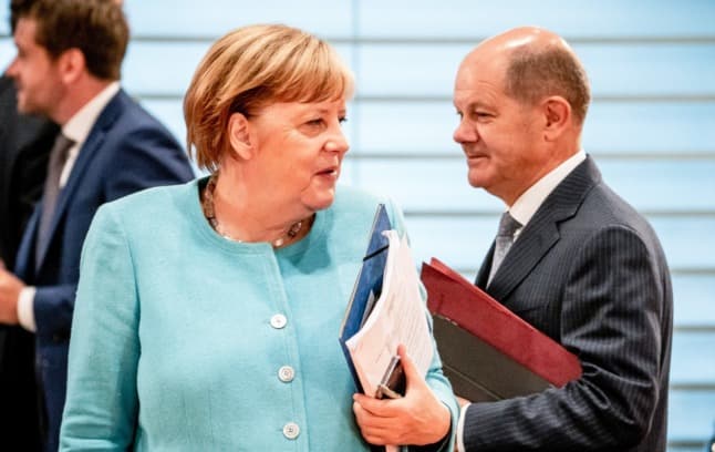 Merkel says 'huge difference' between her and vice-Chancellor Scholz