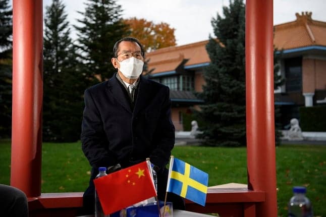 China's ambassador criticises Sweden over support for Taiwan