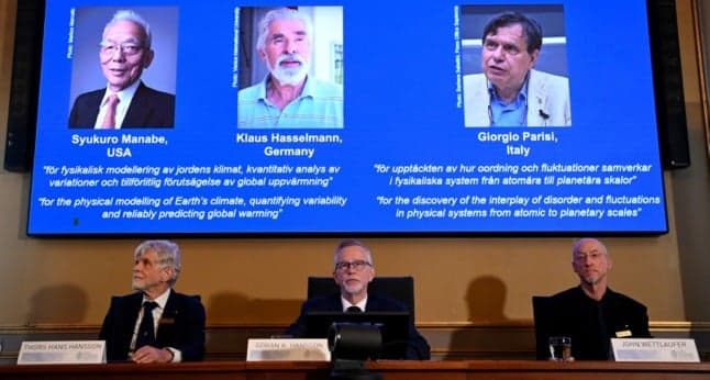 Italy's Giorgio Parisi among winners of Nobel Prize for Physics
