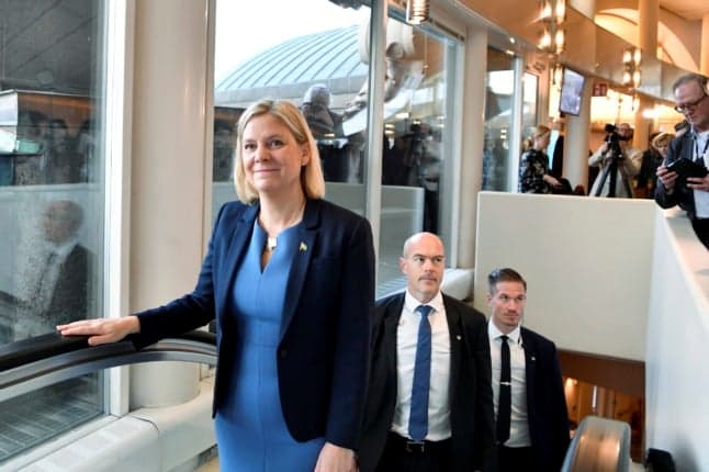 Magdalena Andersson becomes Sweden's first female prime minister