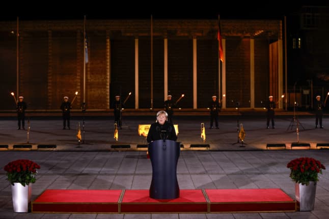 German military bids Merkel farewell after 16 'eventful' years