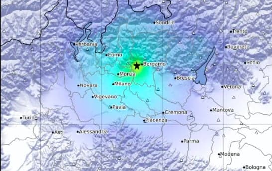 Northern Italy rocked by "very strong" earthquake