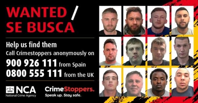Costa del Crime: Joint campaign targets 12 of UK's 'most wanted' in Spain