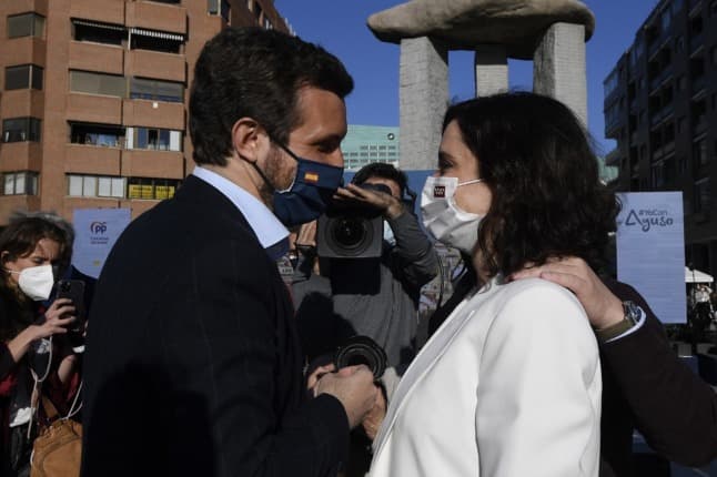 Why is Spain's right-wing PP accusing their own leader in Madrid of corruption?