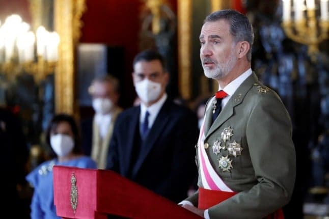Spain's King Felipe tests positive for Covid-19