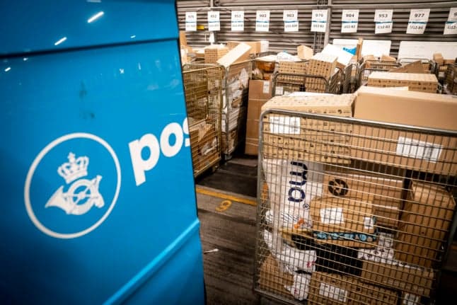 What are the hidden costs of receiving post in Denmark from outside the EU?