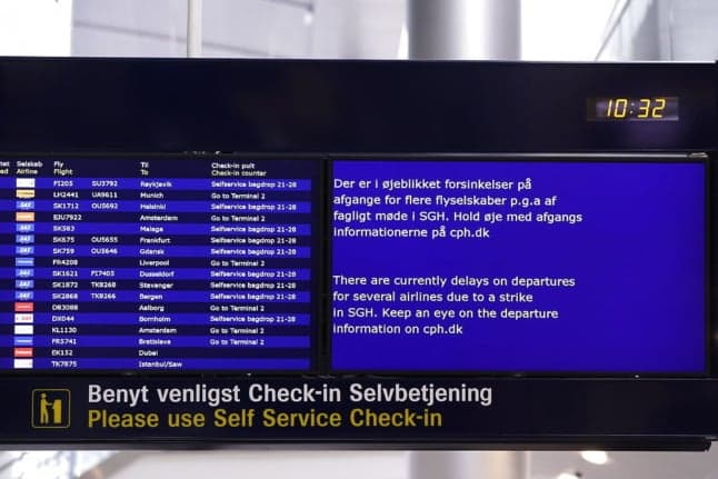 Delays at Copenhagen Airport as baggage staff continue wildcat strikes