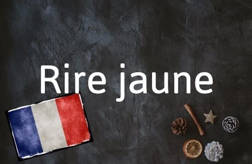 French Expression of the Day: Rire jaune