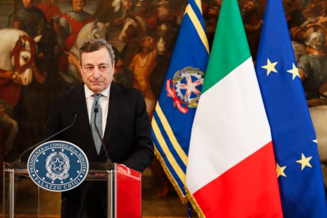 Italy 'ready to take further measures' against Russia, Draghi says