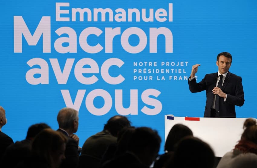 Macron vows tax cuts and benefits shake-up in French election manifesto