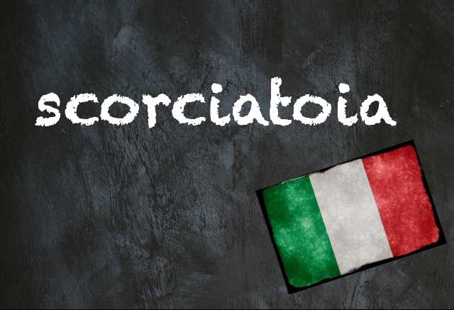 Italian word of the day: 'Scorciatoia'