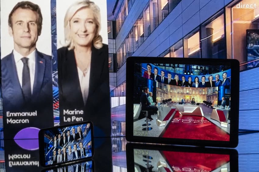 As it happened: Macron and Le Pen qualify for second round of French election