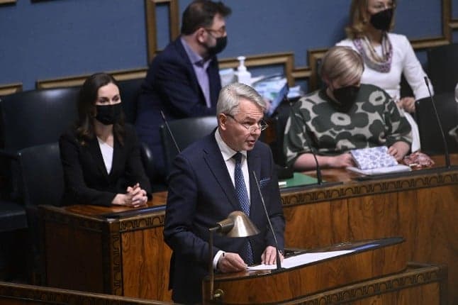 Finnish parliament debate: 'Important to decide on Nato alongside Sweden'