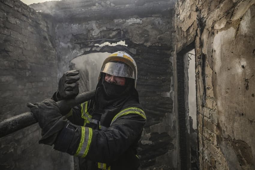 'My way to help Ukraine': The Paris-based refugee on a mission to help firefighters