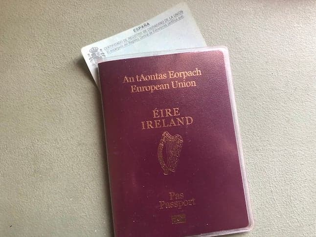 What changes for me in Spain if I get an Irish passport?