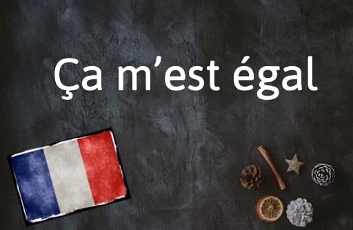 French Expression of the Day:  Ça m’est égal