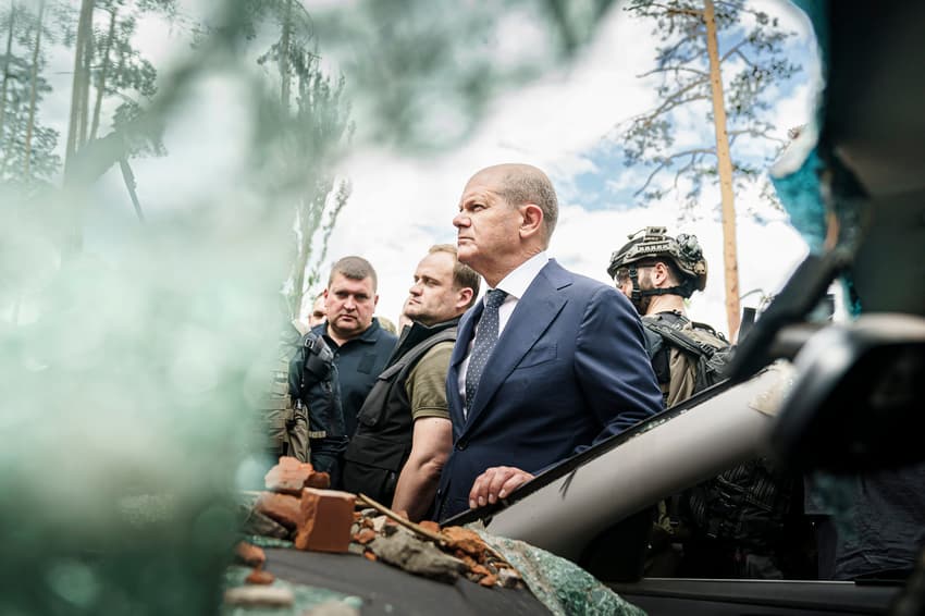 Germany's Scholz vows military backing for Ukraine for 'as long as needed'