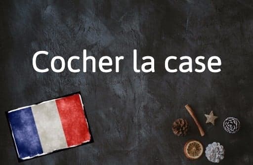 French Expression of the Day: Cocher la case