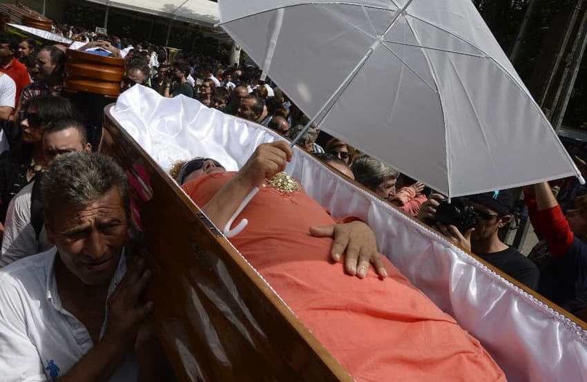 Priest outlaws coffins at Spain's strange 'Living Dead' festival