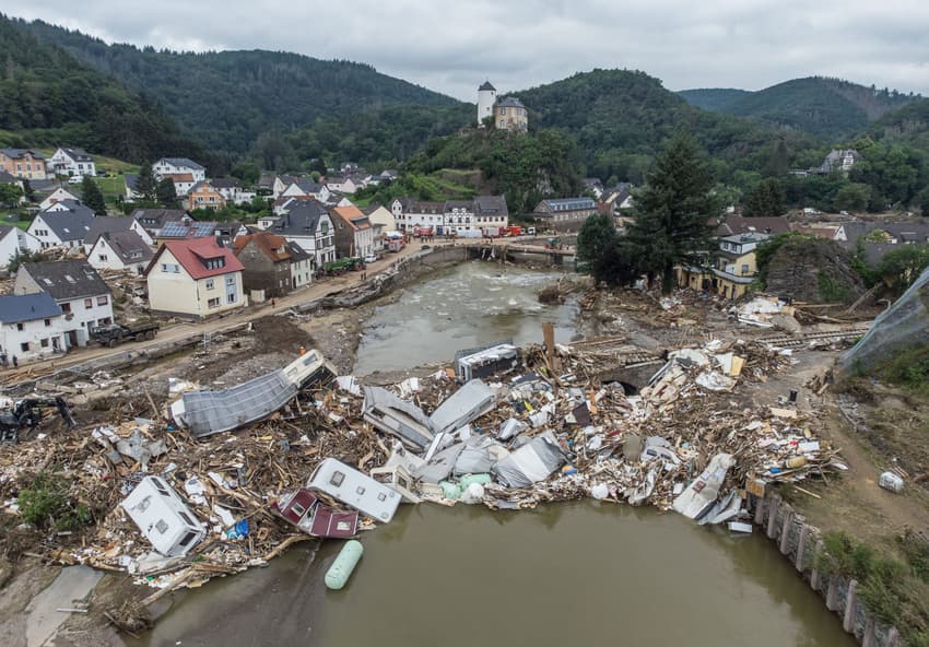 How flash floods left a trail of destruction in western Germany