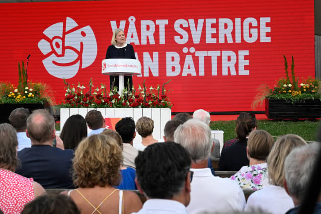 Sweden Elects: PM Andersson bids to reclaim patriotism and the big election issues
