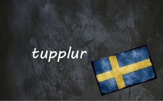 Swedish word of the day: tupplur