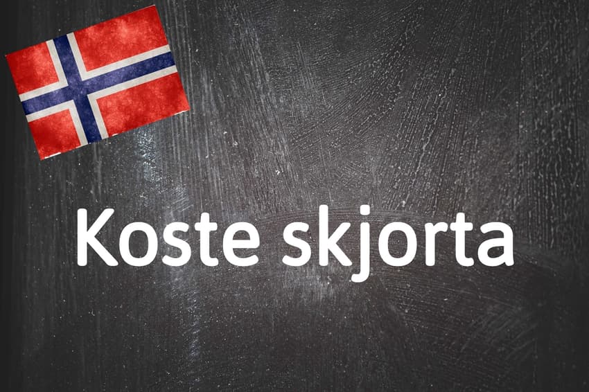 Norwegian expression of the day: Koste skjorta