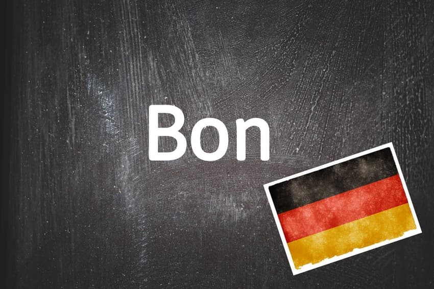 German word of the day: Bon