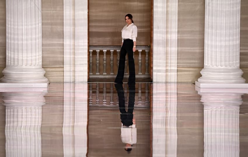 Victoria Beckham caps French makeover with Paris debut