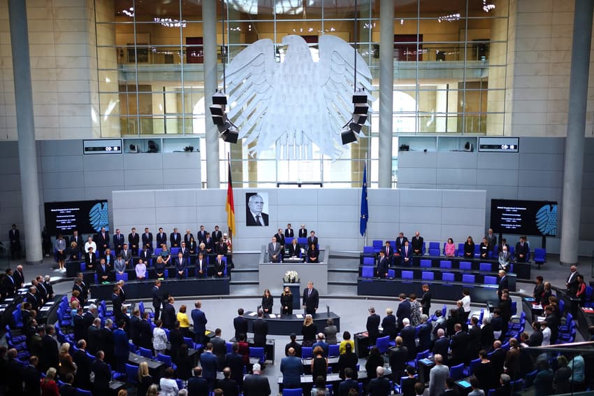 German parliament holds minute's silence for Gorbachev