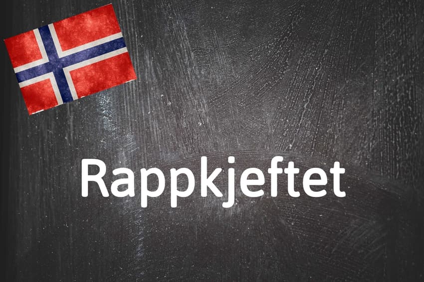 Norwegian word of the day: Rappkjeftet