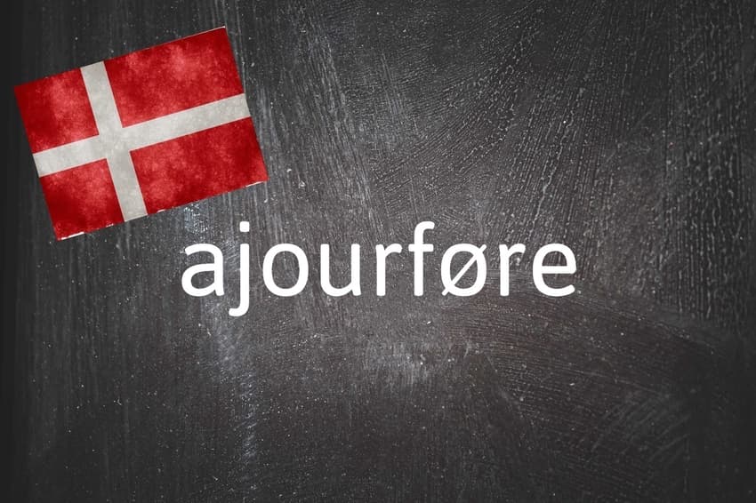 Danish word of the day: Ajourføre