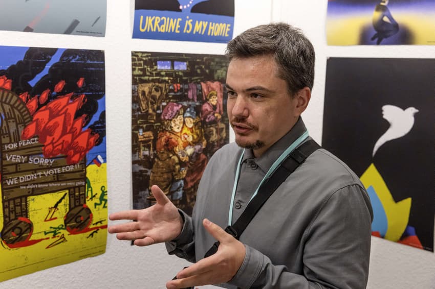 'Fight with our art': Ukrainian artists take centre stage at Frankfurt book fair