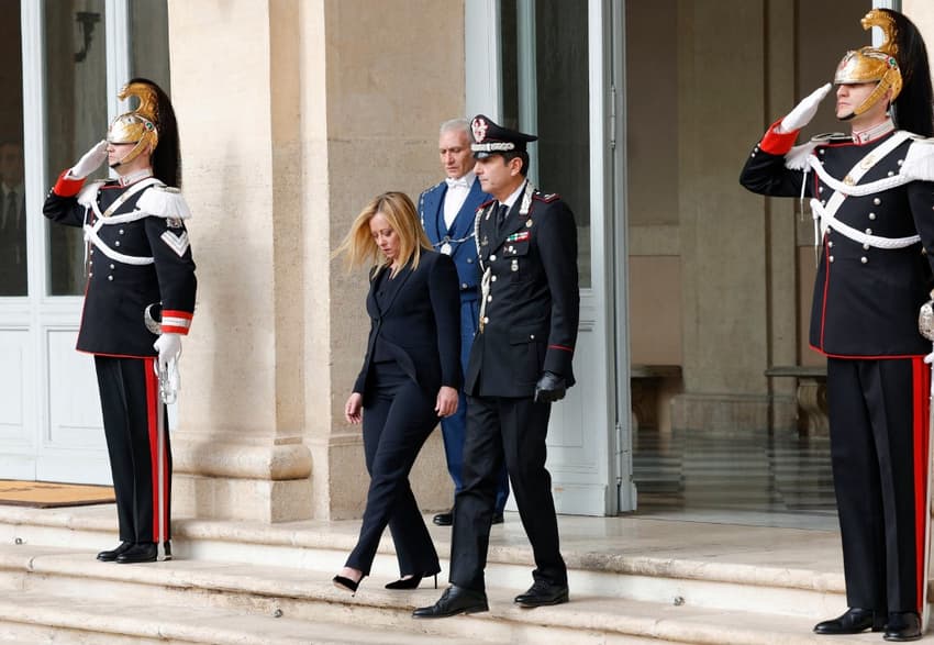 Far-right Meloni sworn in as Italy's first woman PM