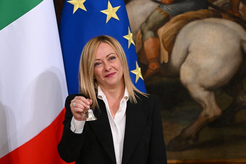 New PM Meloni lambasts critics and says Italy is committed to Europe