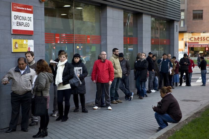 Spain's unemployment rate inches up to three million