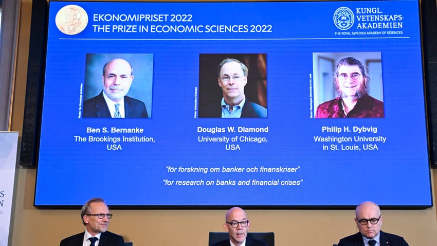Former Fed chief Ben Bernanke wins Sweden's Nobel Economics prize
