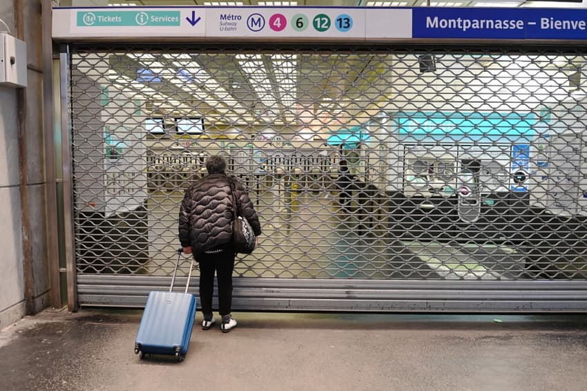 'We know how to take action' unions warn Macron as Paris transport workers strike