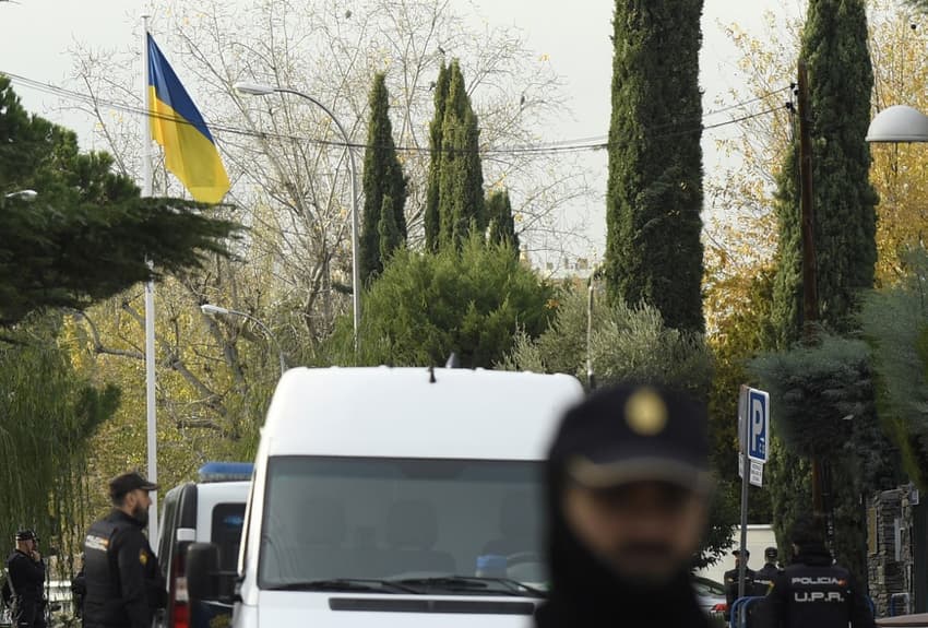 Ukraine embassy worker in Spain injured by letter bomb