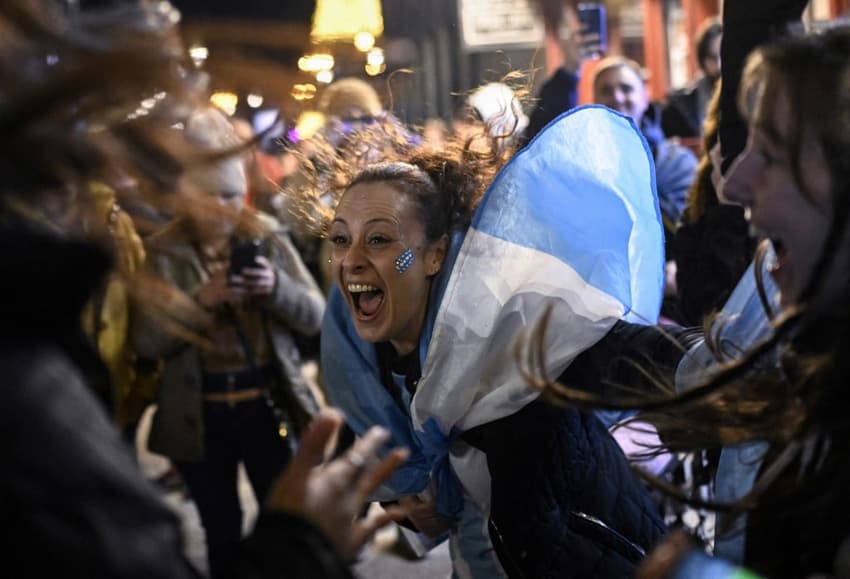 IN IMAGES: Argentina fans take over Spain's cities after World Cup win