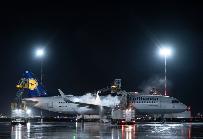 Several flights slashed at Frankfurt airport due to icy conditions