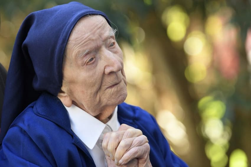 Sister André, the French nun who was the world's oldest person, dies aged 118